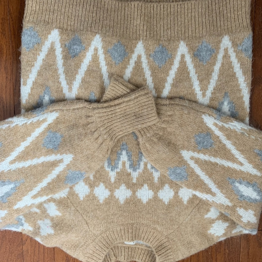A new day tan sweater